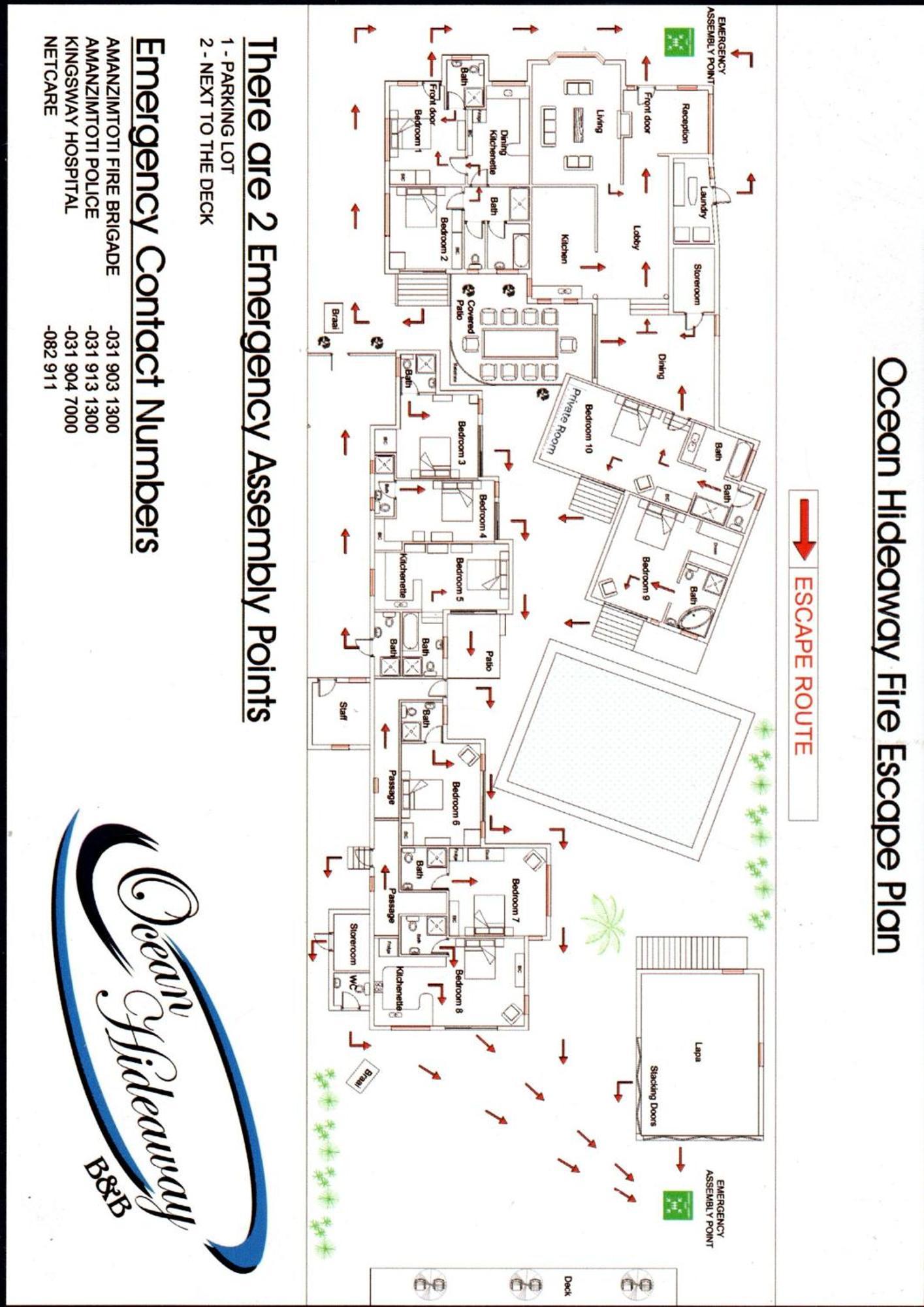 Ocean Hideaway Bed And Breakfast Amanzimtoti Bagian luar foto